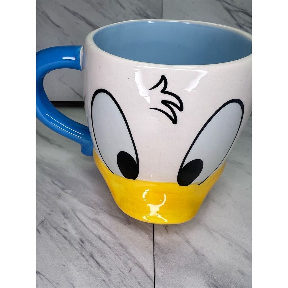 Disney Donald Duck 3D Ceramic Coffee Mug 16 oz Multicolor